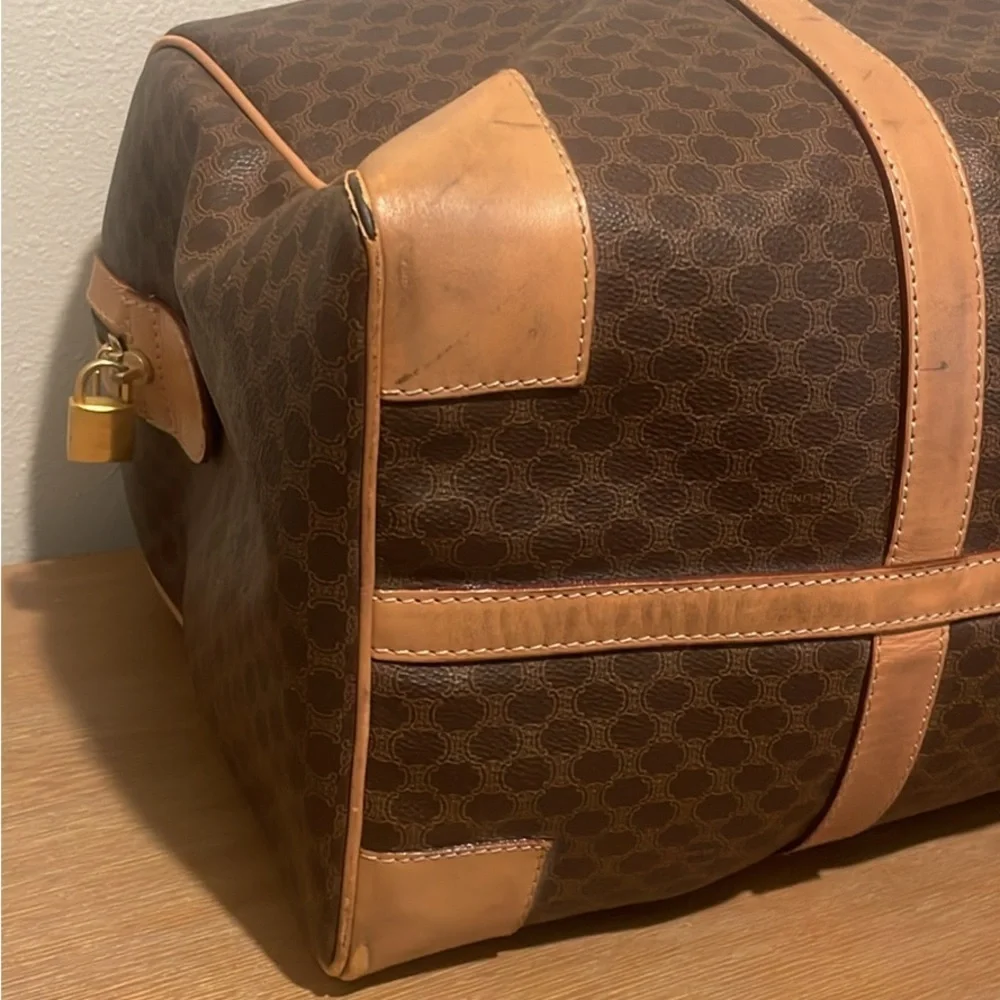 Celine Brown Macadam Boston bag - Picture 3 of 13